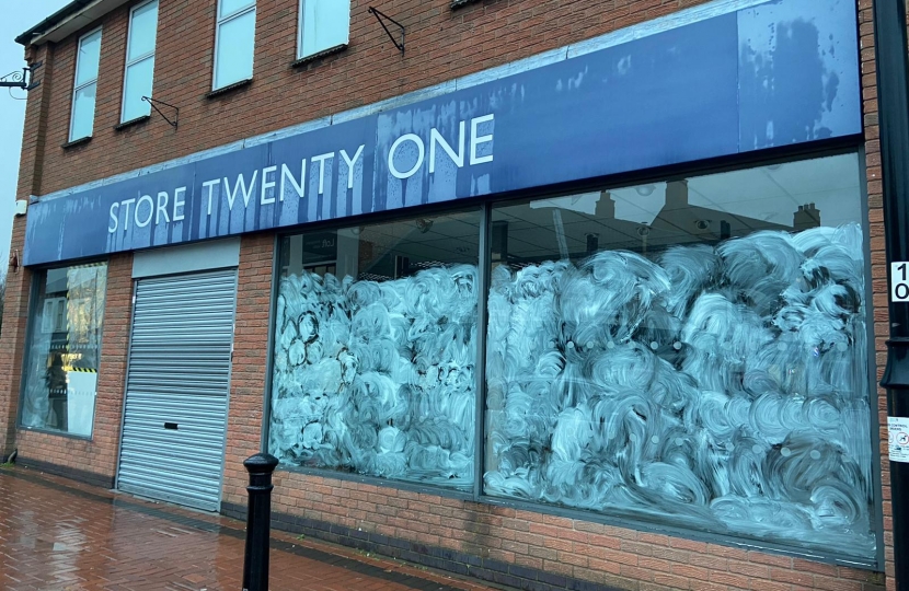 Closed store in Nuneaton